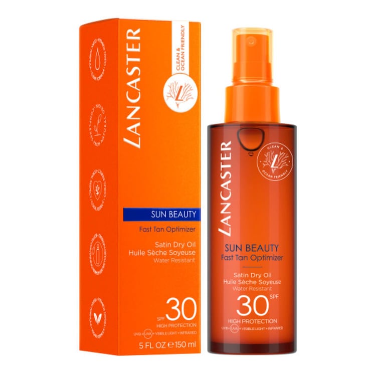 SUN BEAUTY - Huile Sèche Soyeuse Accélératrice De Bronzage Spray SPF 30